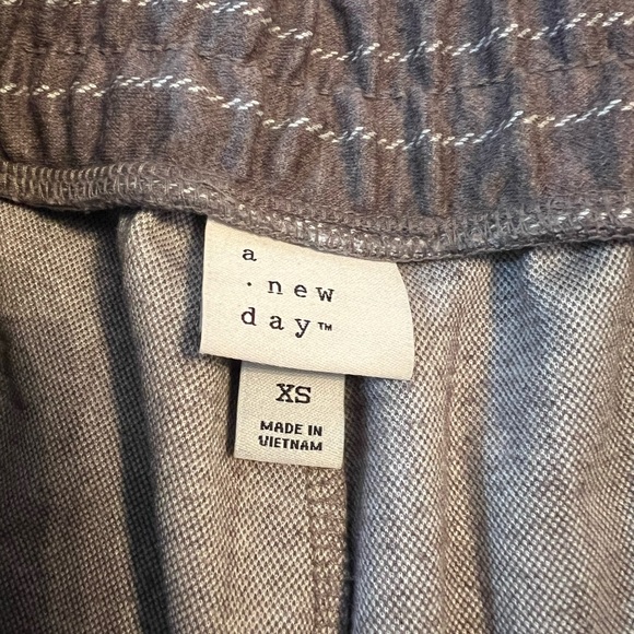 XS A New Day High Rise Tapered Knit Pants Soft Stretch Pants Elastic Waist X Sma - Picture 9 of 10